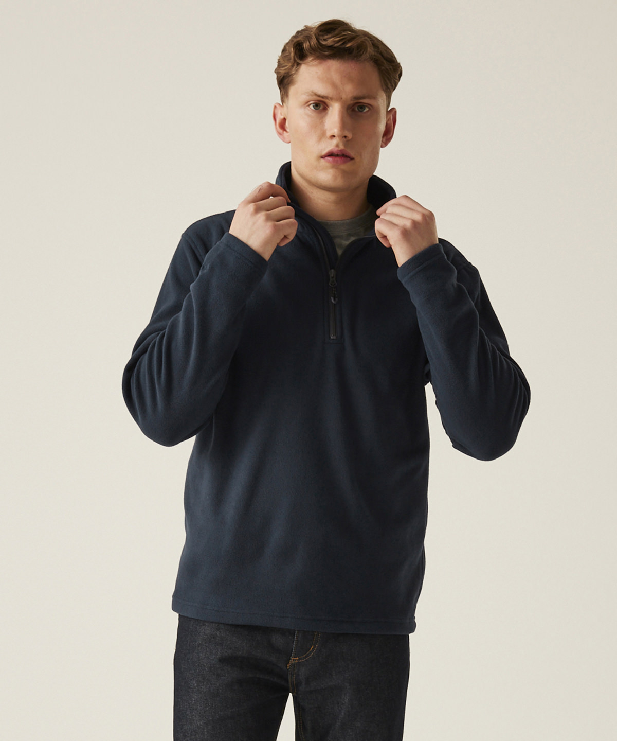 Honestly Made Recycled Half Zip Fleece