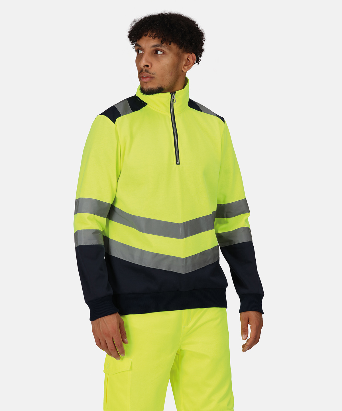 Pro Hi-Vis ?-Zip Sweatshirt