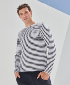 Unisex Long-Sleeved Striped T