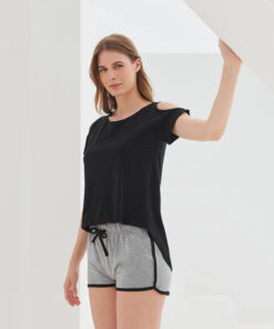 T-Shirt With Drop Detail