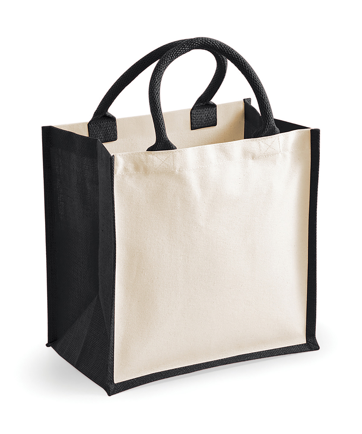 Printers Midi Jute Tote - Image 2