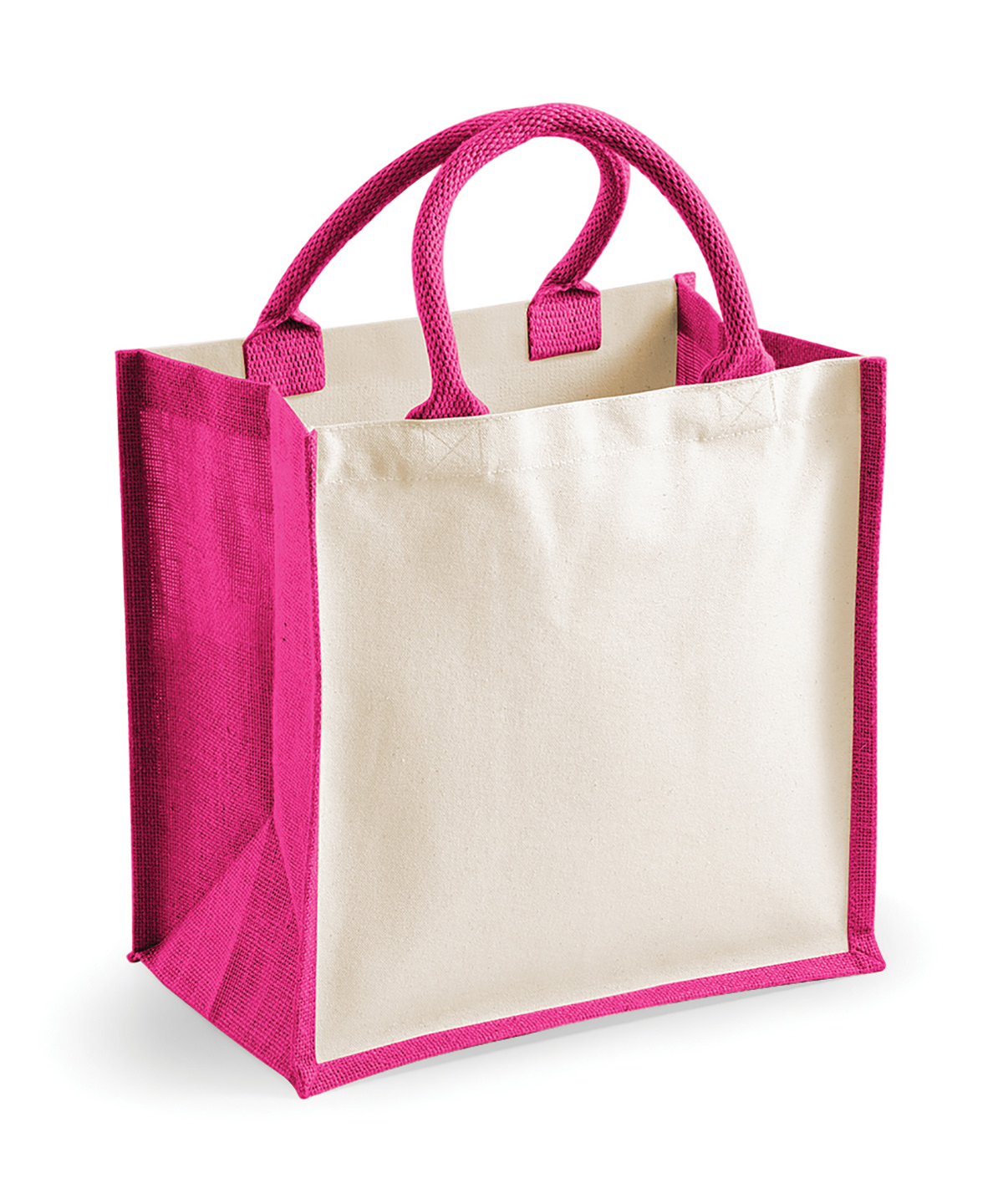 Printers Midi Jute Tote - Image 3