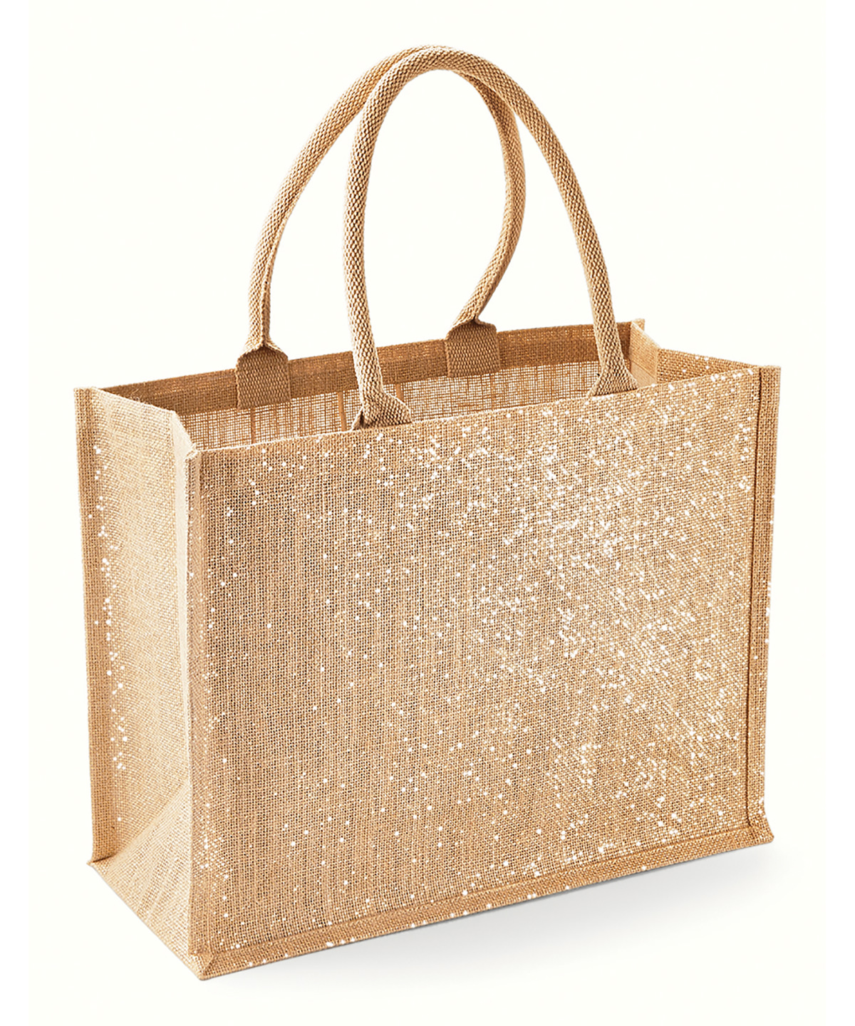 Shimmer Jute Shopper - Image 2