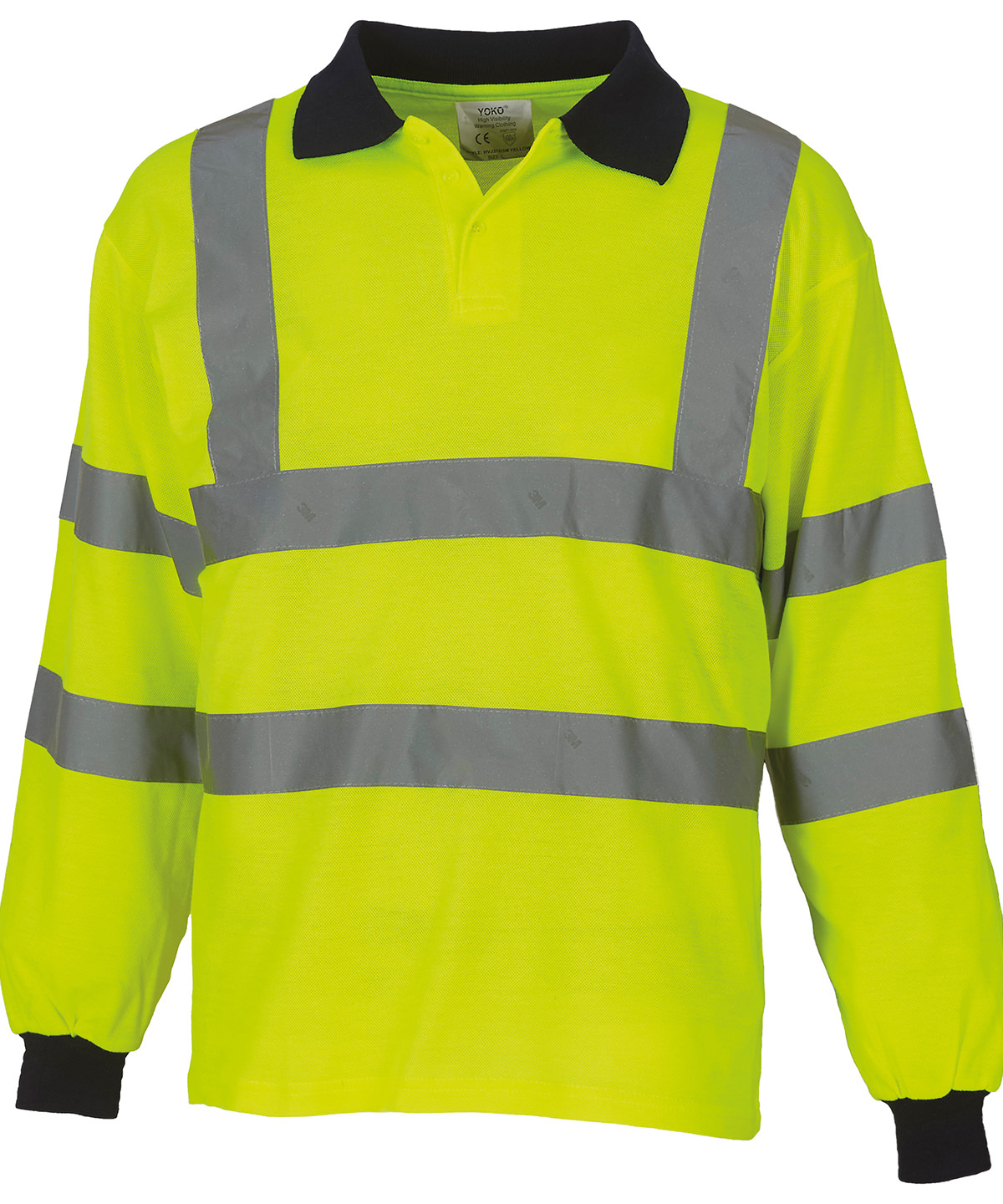Hi-Vis Long Sleeve Polo (Hvj310) - Image 3