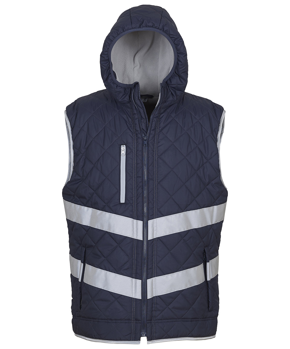 Hi-Vis Kensington Hooded Gilet (Hv007) - Image 2