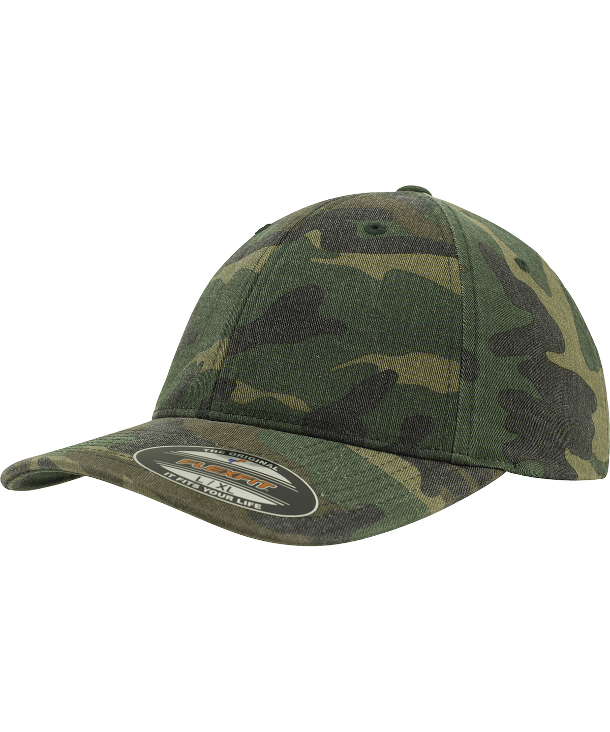 Flexfit Garment Washed Camo (6977Ca) - Image 2