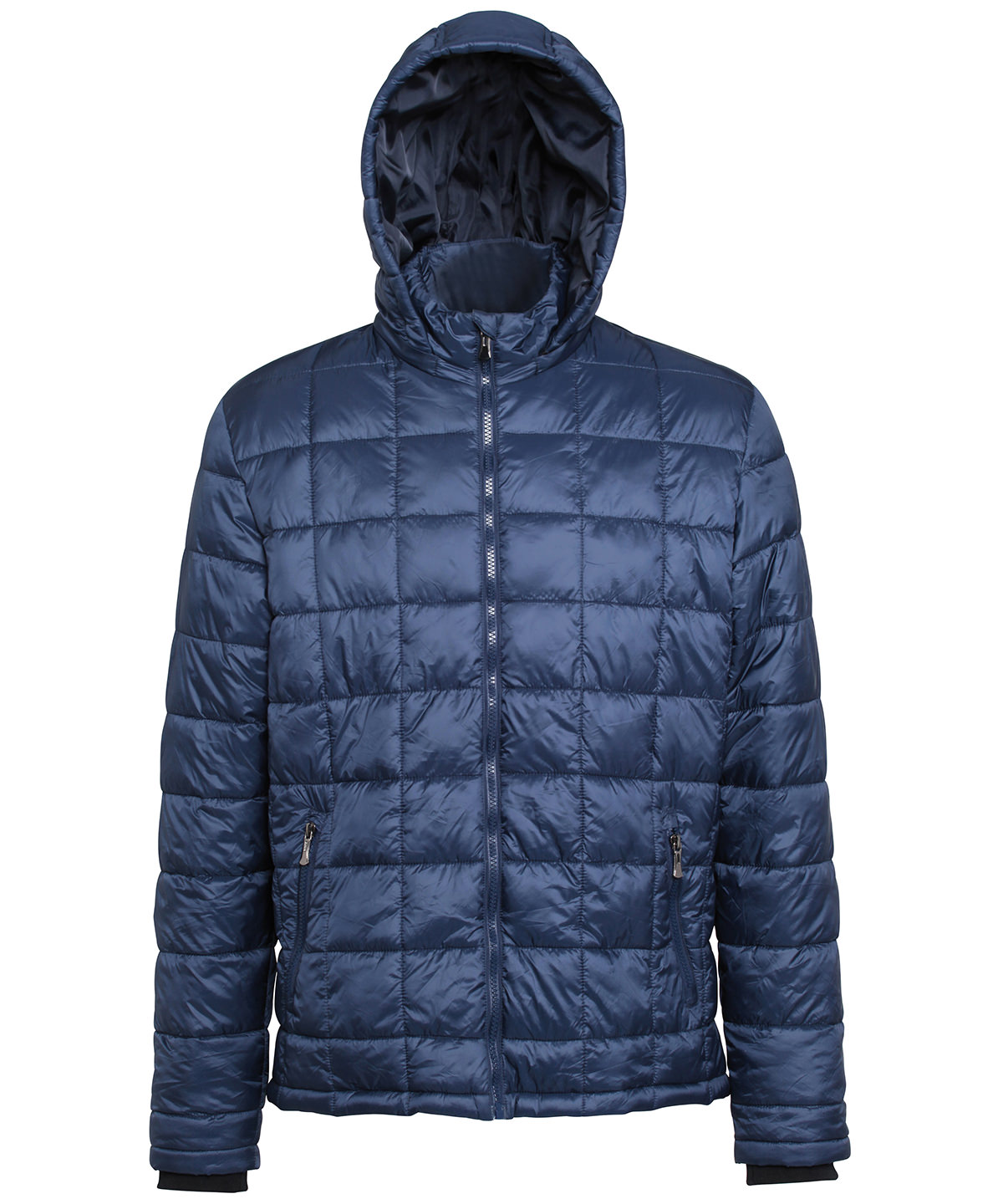 Box Quilt Hooded Jacket - Image 3