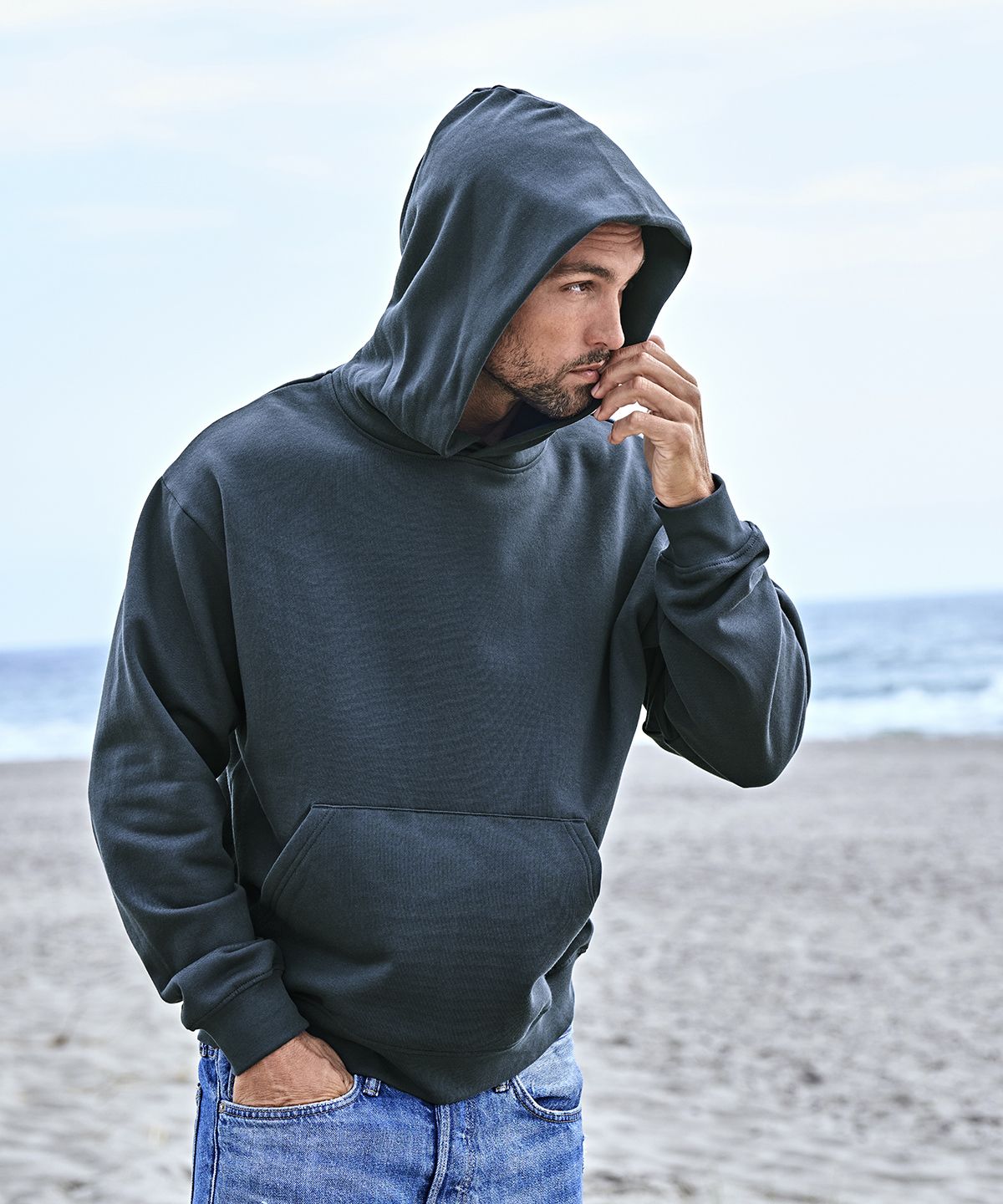 Urban Heavy Loose-Fit Hooded Sweatshirt (5162)