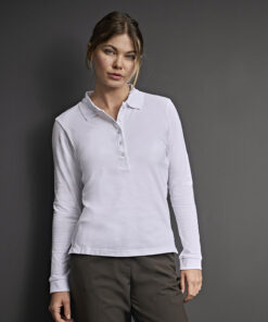 Women's Luxury Stretch Long Sleeve Polo (146)