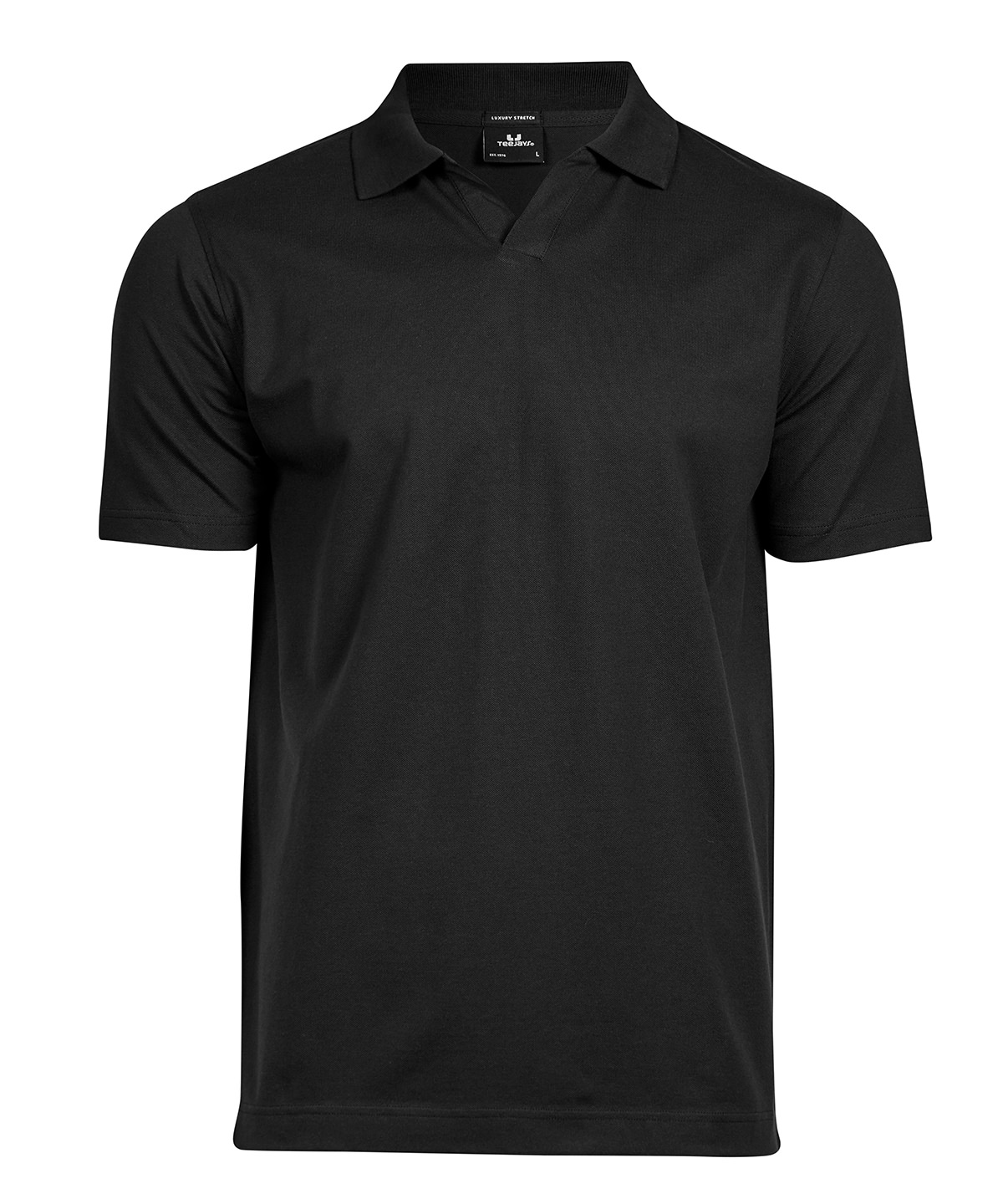 Luxury Stretch V-Neck Polo (1404) - Image 2