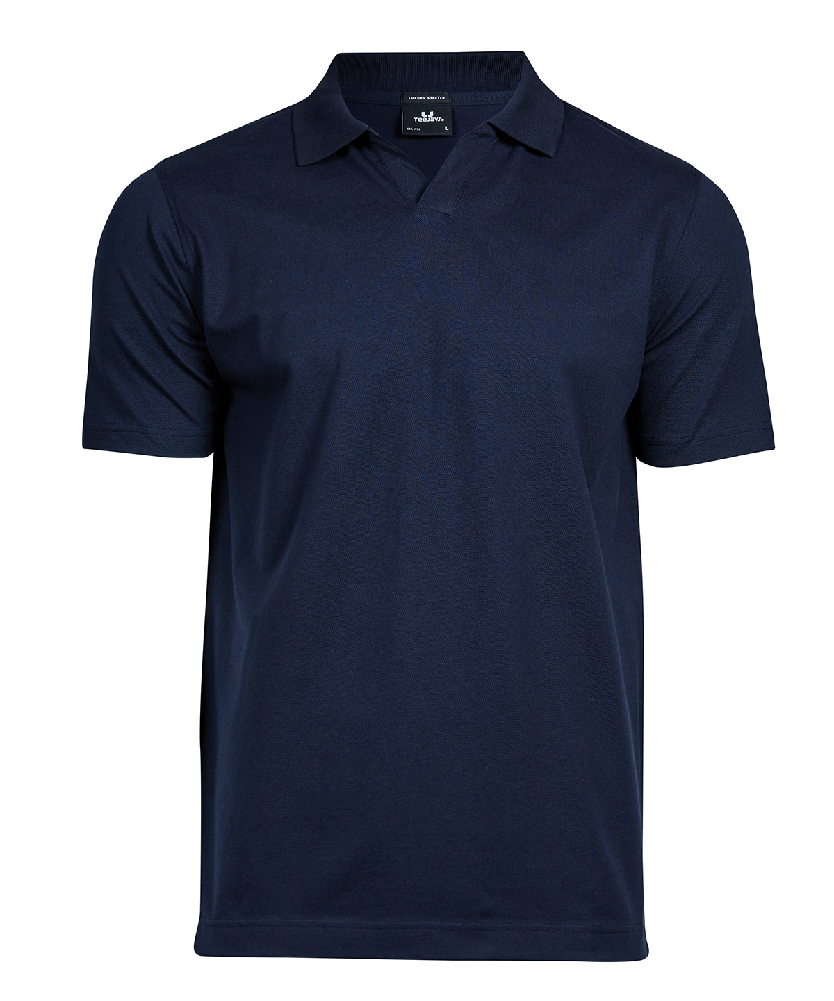 Luxury Stretch V-Neck Polo (1404) - Image 3