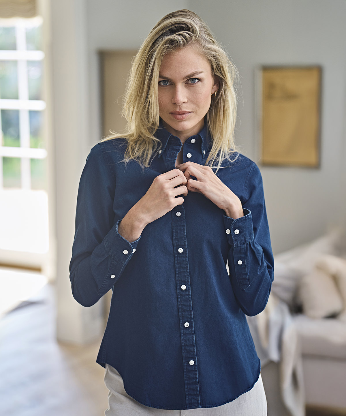 Women's Casual Twill Shirt (4003)