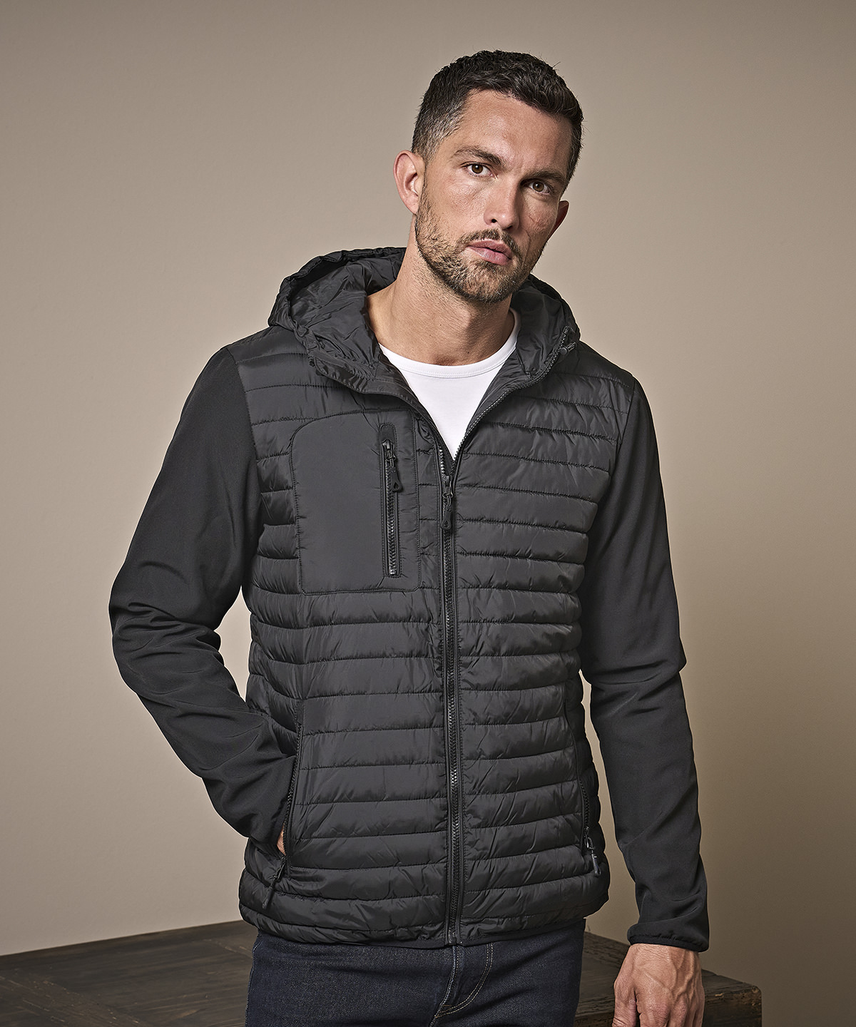 Hooded Crossover Jacket (9628)