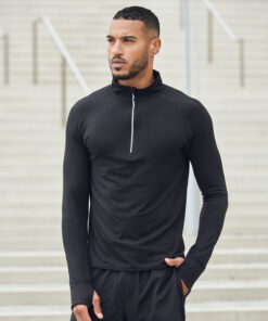 Long-Sleeved ¼ Zip Top