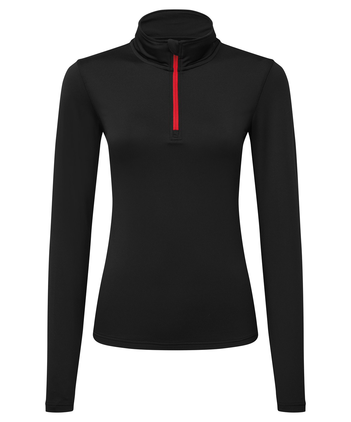 Women's Tridri® Recycled Long Sleeve Brushed Back ¼ Zip Top - Image 3