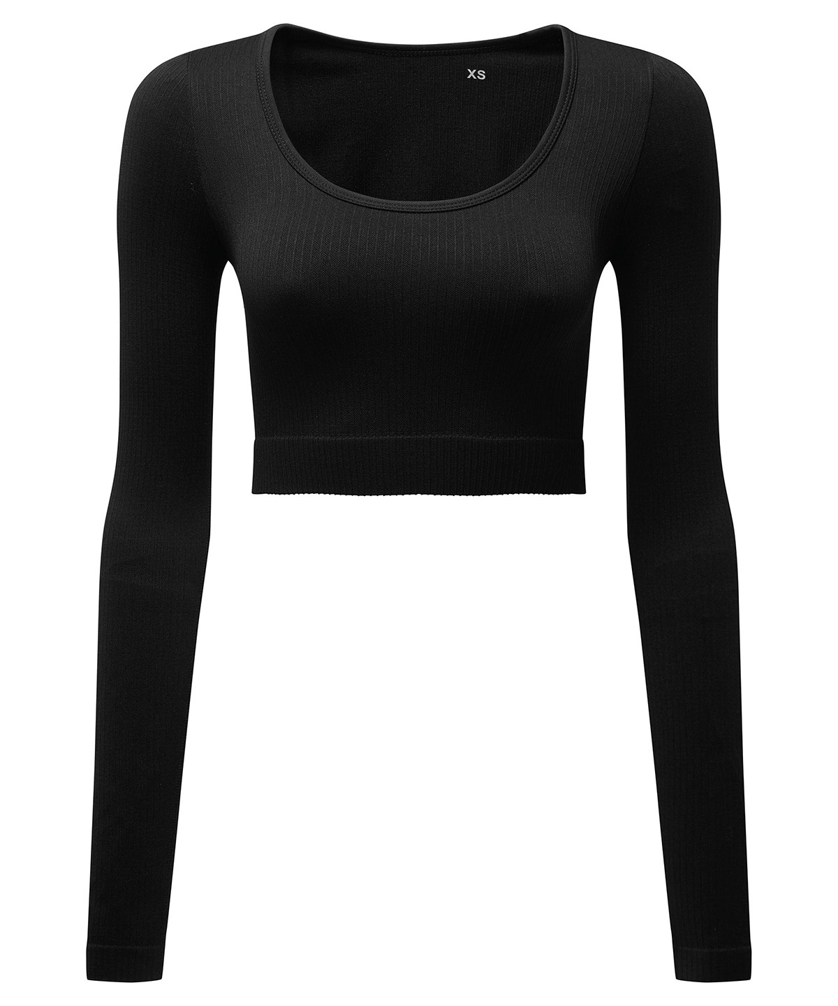 Women's Tridri® Ribbed Seamless '3D Fit' Crop Top - Image 2