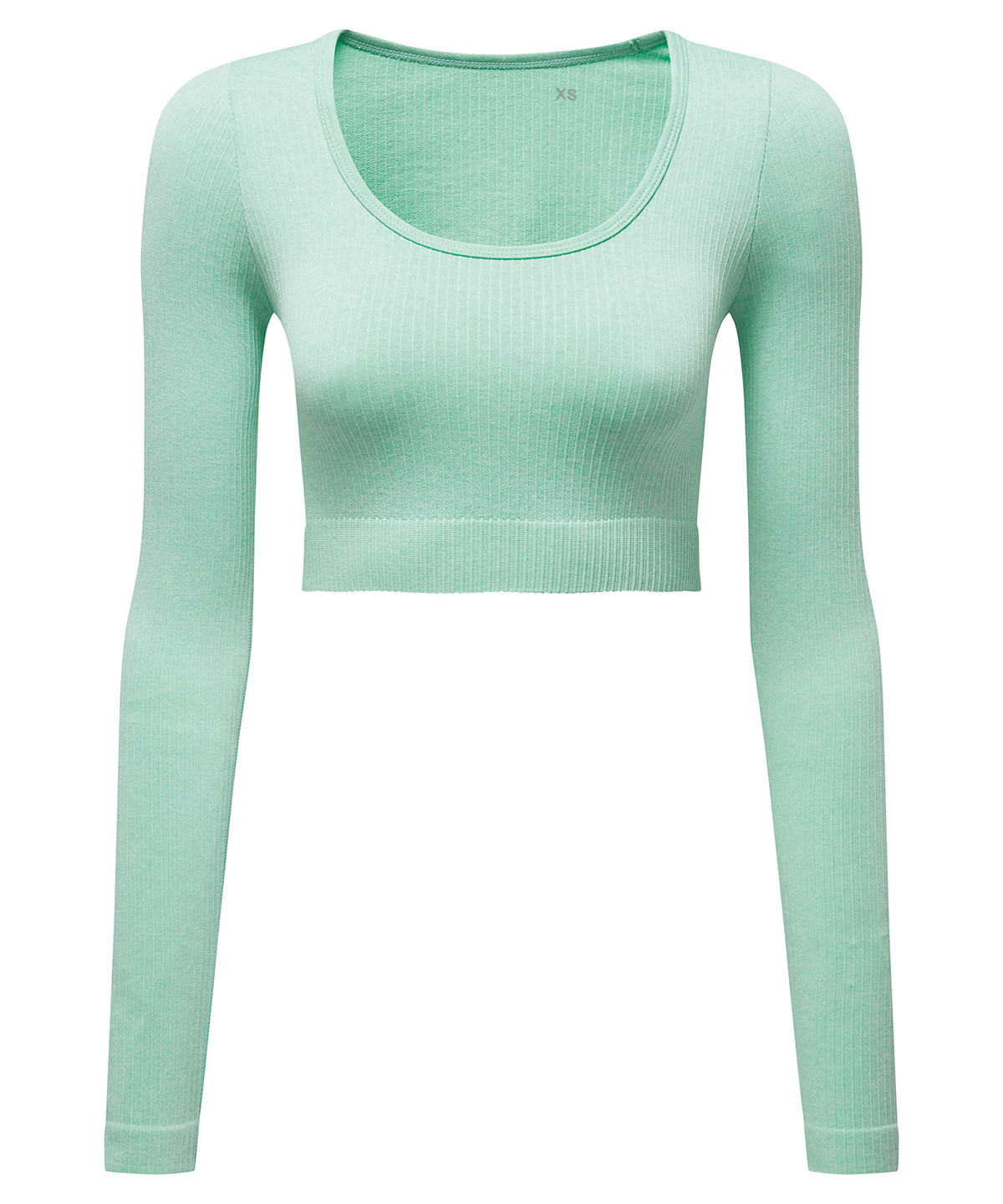 Women's Tridri® Ribbed Seamless '3D Fit' Crop Top - Image 6