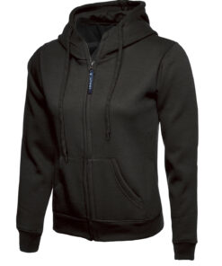 Ladies Classic Full Zip Hooded Sweatshirt