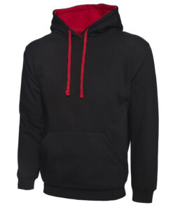 Contrast Hooded Sweatshirt