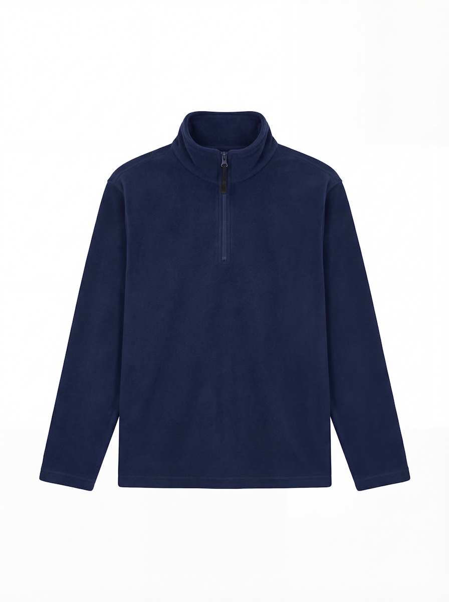 Lightweight Quarter Zip Microfleece Jacket - Image 4
