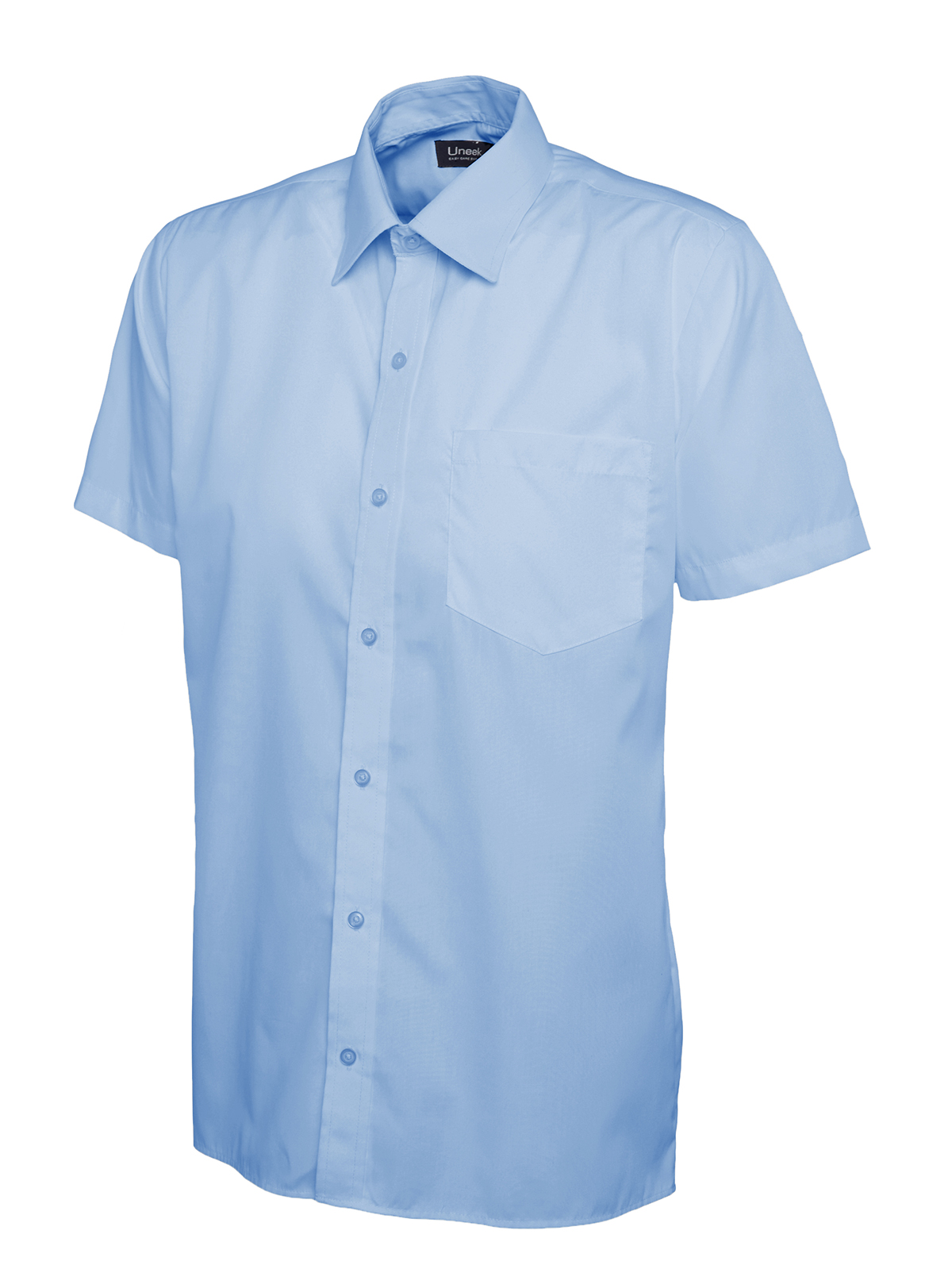 Mens Poplin Half Sleeve Shirt - Image 4