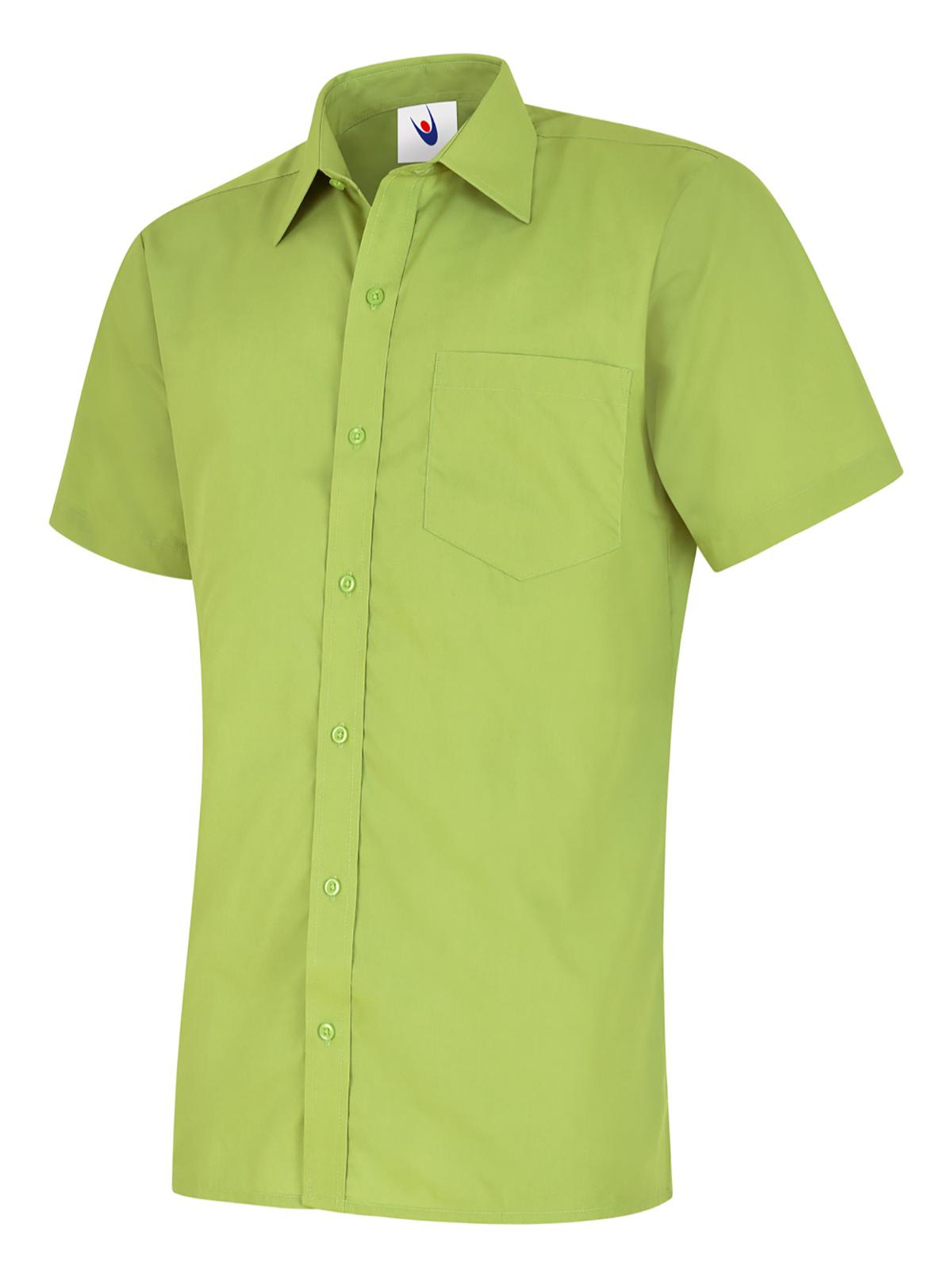 Mens Poplin Half Sleeve Shirt - Image 5