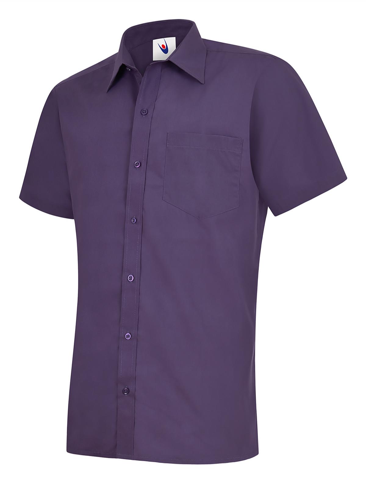 Mens Poplin Half Sleeve Shirt - Image 9