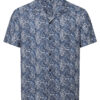 White/Navy Leaf