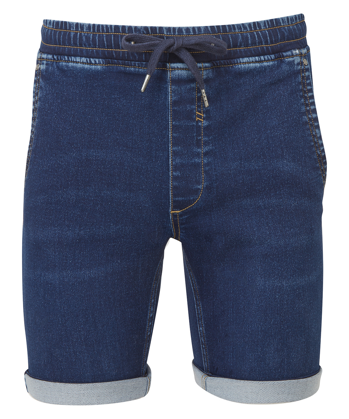 Men's Denim Drawstring Shorts - Image 3