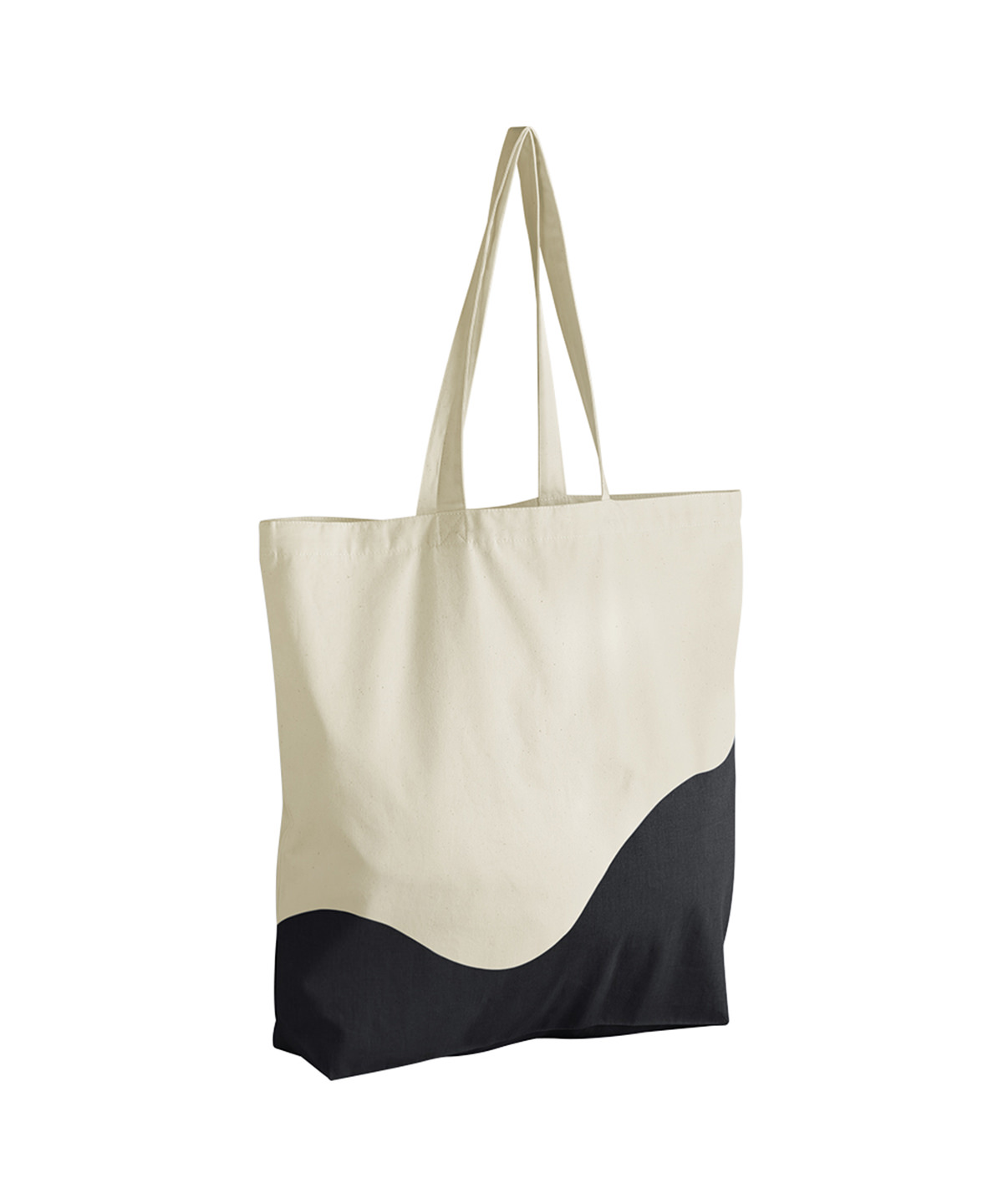 Organic Cotton Wave Print Maxi Tote - Image 6