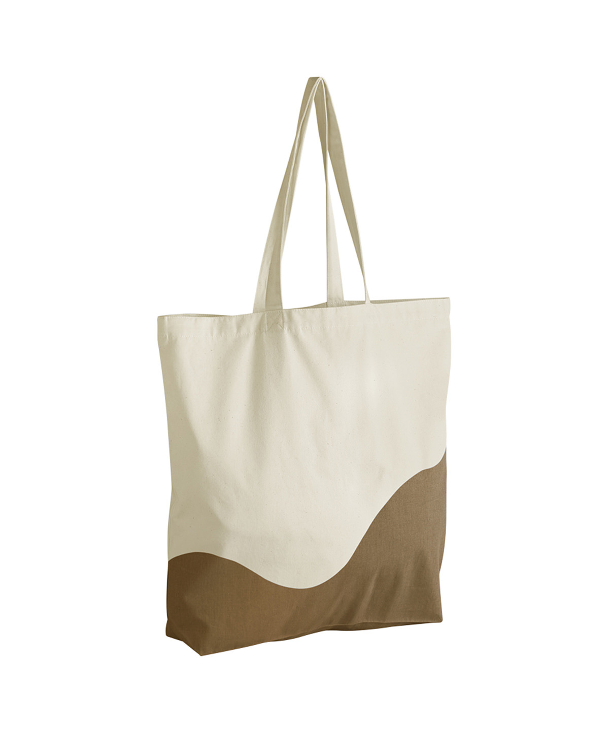 Organic Cotton Wave Print Maxi Tote - Image 3