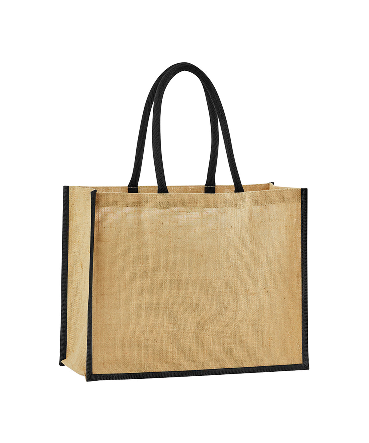 Natural Starched Jute Classic Shopper - Image 5