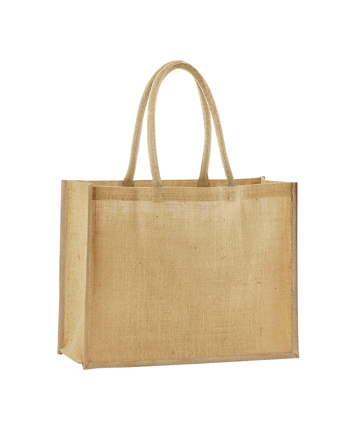Natural Starched Jute Classic Shopper - Image 4