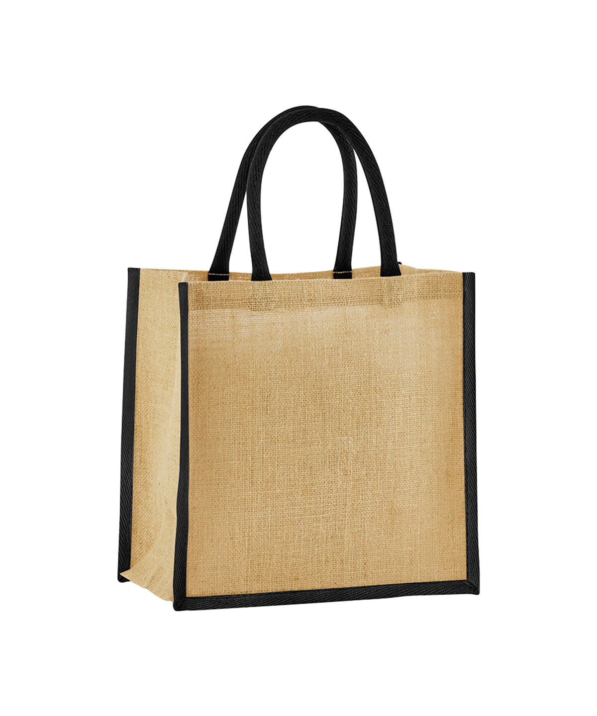 Natural Starched Jute Mini Gift Bag - Image 3