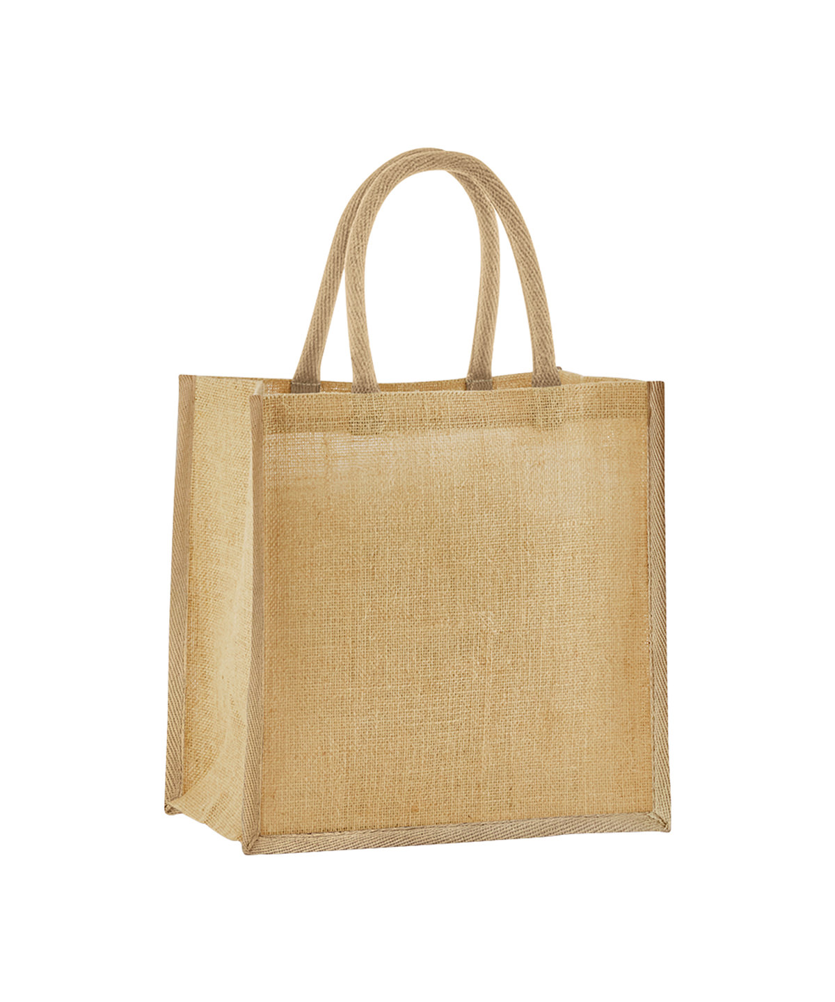 Natural Starched Jute Mini Gift Bag - Image 2