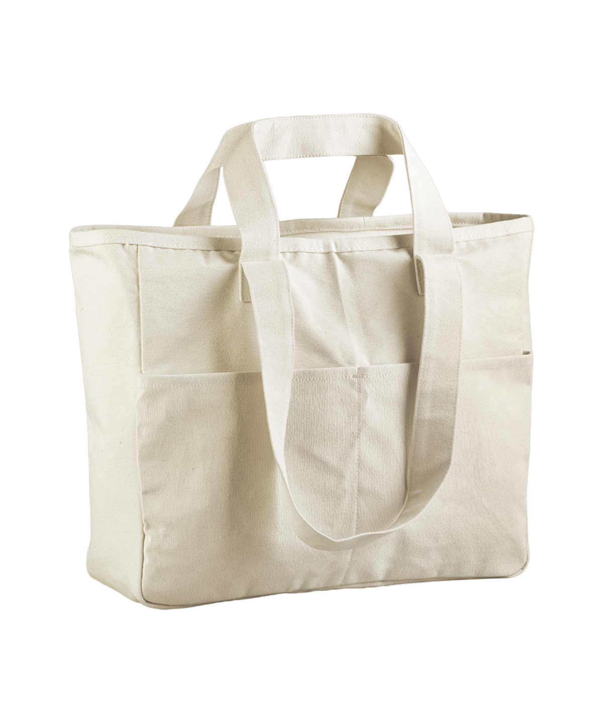 Double-Handle Cargo Pocket Tote - Image 4