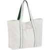Soft White/Bottle Green