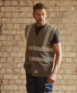 Top Cool Open Mesh 2-Band-And-Braces Waistcoat (Hvw120)