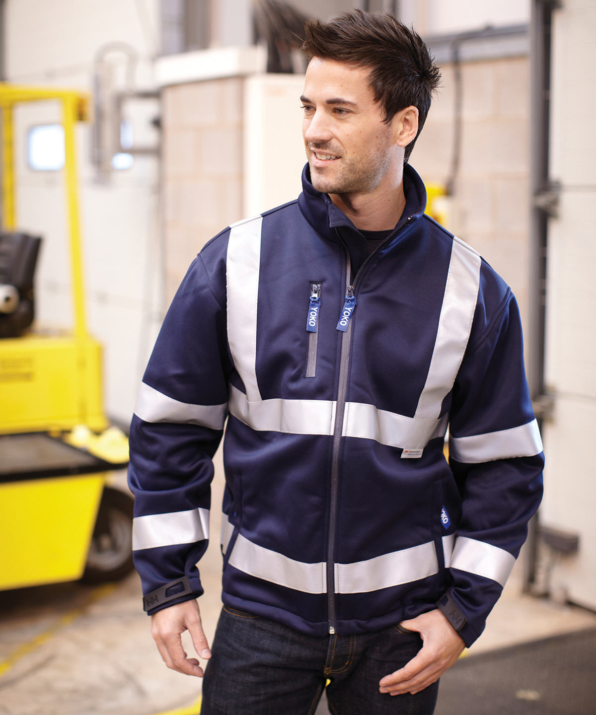 Hi-Vis Softshell Jacket (Hvk09)