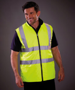 Hi-Vis Reversible Fleece Bodywarmer (Hv008F)