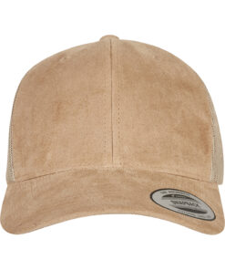 Imitation Suede Leather Trucker Cap (6606Su)