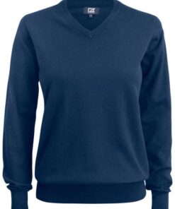 C & B Ladies Oakville V-Neck Sweater - Image 7