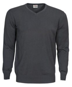 Printer Forehand Knitted V Neck Sweater - Image 20
