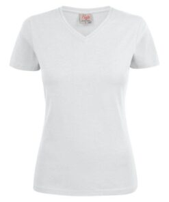 Printer Ladies Heavy V T-Shirt - Image 7