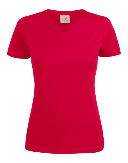 Printer Ladies Heavy V T-Shirt - Image 9