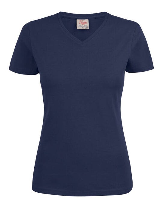 Printer Ladies Heavy V T-Shirt - Image 14