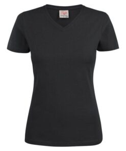 Printer Ladies Heavy V T-Shirt - Image 31