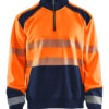 Orange/Navy Blue
