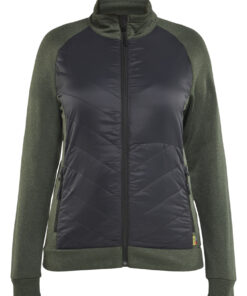 Blåkläder 3419 Women's hybrid sweatshirt - 100% polyester fleece one side brush