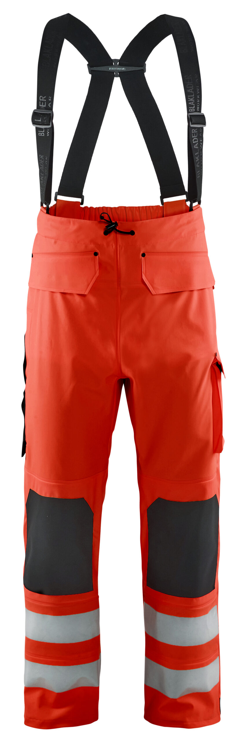 Blåkläder 1302 Rain trousers Hi-Vis LEVEL 2 - Image 3